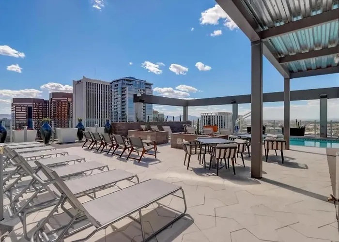 Apartment Boulevard Comfortable Downtown Highrise Stu Pool Parking & Gym 10a Phoenix